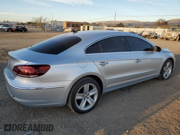 2013 Volkswagen CC Sport with VIN WVWBP7AN4DE530293, listed as a Copart auction lot 89350075 with 133,815 mi miles and Salvage Title. Bid and sale history available at carsss.com. Image 3.