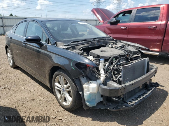 2018 Ford Fusion SE with VIN 3FA6P0HD0JR133698, listed as a Copart auction lot 62895245 with 82,077 mi miles and Salvage title. Bid and sale history available at DreamBid. Image 4.