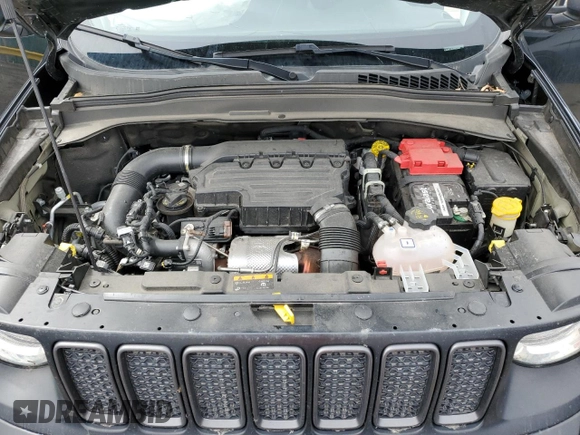 2020 Jeep Renegade Trailhawk z VIN ZACNJBC16LPM03446, wystawiony jako Copart lot #51258785 z przebiegiem 27 683 mil mil oraz Szkoda całkowita • Salvage title. Historia ofert i sprzedaży dostępna na DreamBid. Obrazek 12.