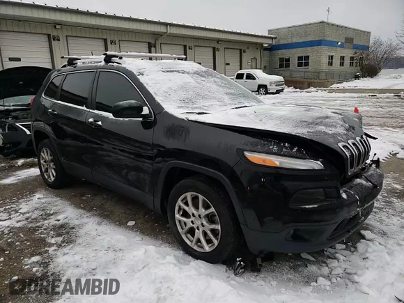 2018 Jeep Cherokee Latitude Plus with VIN 1C4PJLLB4JD503969, listed as a Copart auction lot 87588395 with 92,579 mi miles and Salvage Title. Bid and sale history available at carsss.com. Image 11.