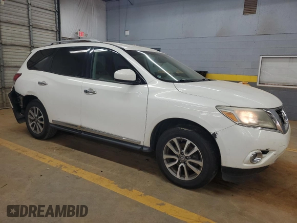 2013 Nissan Pathfinder SL with VIN 5N1AR2MN1DC634588, listed as a Copart auction lot 52020595 with 233,249 mi miles and Salvage Title. Bid and sale history available at carsss.com. Image 4.