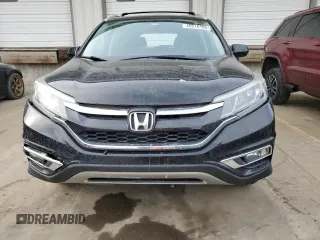 2015 Honda CR-V EX-L with VIN 2HKRM4H73FH604142, listed as a Copart auction lot 46516165 with 124,719 mi miles and Salvage Title. Bid and sale history available at carsss.com. Image 5.