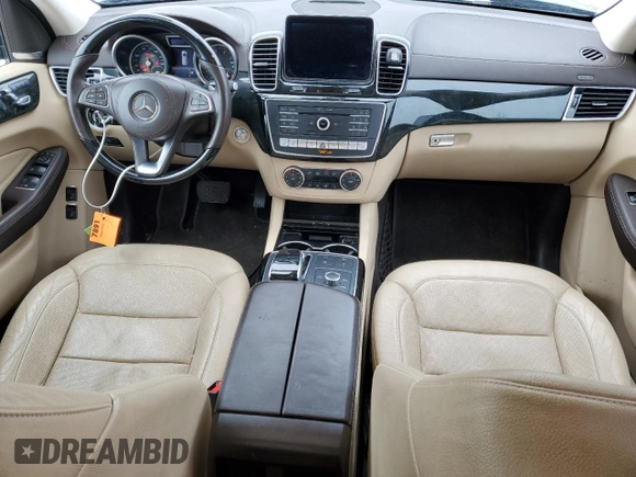 2017 Mercedes-Benz GLS 450 with VIN 4JGDF6EE6HA980780, listed as a Copart auction lot 39303324 with 49,022 mi miles and . Bid and sale history available at DreamBid. Image 8.