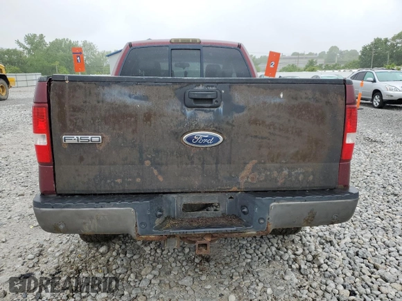 2004 Ford F-150 XLT с VIN 1FTPX14584NC56613, выставлен на аукционе Copart как лот 58609985 с пробегом 156 853 миль миль и Чистый • Clean title. История ставок и продаж доступна на DreamBid. Изображение 6.