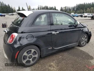 2014 FIAT 500e with VIN 3C3CFFGE6ET244735, listed as a Copart auction lot 74112064 with 52,226 mi miles and Salvage Title. Bid and sale history available at carsss.com. Image 3.