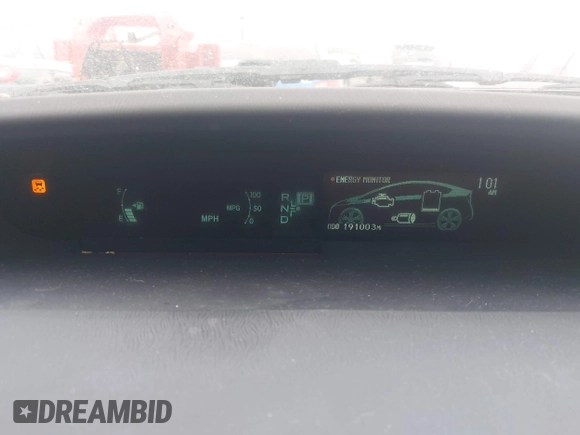 2010 Toyota Prius II with VIN JTDKN3DU6A0188131, listed as a IAAI auction lot 42156816 with 191,003 mi miles. Bid and sale history available at carsss.com. Image 7.