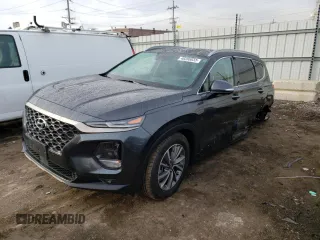 2020 Hyundai Santa Fe Limited with VIN 5NMS5CADXLH288529, listed as a Copart auction lot 40286833 with 9,933 mi miles. Bid and sale history available at carsss.com. Image 1.