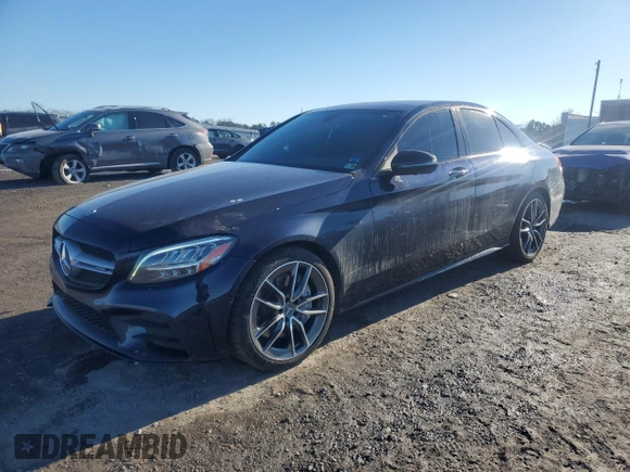 2020 Mercedes-Benz C 43 AMG with VIN WDDWF6EB3LR557917, listed as a Copart auction lot 88115195 with 29,456 mi miles and Salvage Title. Bid and sale history available at carsss.com. Image 1.