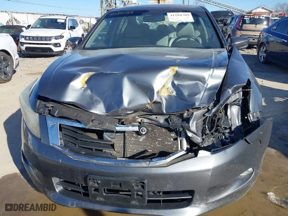 2010 Honda Accord Sdn EX-L with VIN 1HGCP3F83AA003043, listed as a IAAI auction lot 41184789 with 92914 miles. Bid and sale history available at carsss.com. Image 6.