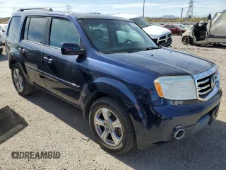 2014 Honda Pilot EX-L with VIN 5FNYF3H76EB025000, listed as a Copart auction lot 43550475 with 107,454 mi miles and Salvage Title. Bid and sale history available at carsss.com. Image 4.