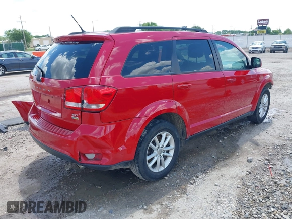2014 Dodge Journey SXT z VIN 3C4PDCBG2ET161135, wystawiony jako IAAI lot #42233836 z przebiegiem 119 230 mil mil oraz . Historia ofert i sprzedaży dostępna na DreamBid. Obrazek 4.