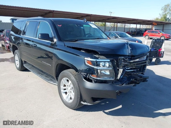 2019 Chevrolet Suburban LT with VIN 1GNSCHKC5KR192740, listed as a IAAI auction lot 41060098 with 243,257 mi miles. Bid and sale history available at carsss.com. Image 1.