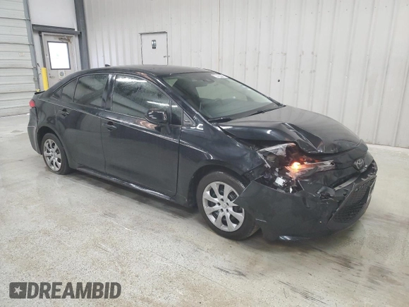 2021 Toyota Corolla LE with VIN JTDEPMAE2MJ153708, listed as a Copart auction lot 44784115 with 91,732 mi miles and Salvage Title. Bid and sale history available at carsss.com. Image 4.