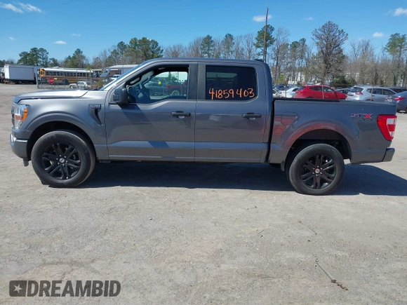 2021 Ford F-150 XL with VIN 1FTEW1EP4MFA83239, listed as a IAAI auction lot 41859403 with 114,053 mi miles and . Bid and sale history available at DreamBid. Image 14.