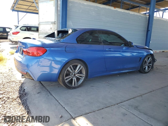 2014 BMW 4 Series 435i with VIN WBA3T3C55EJ876476, listed as a Copart auction lot 61822654 with Not provided miles and Salvage title. Bid and sale history available at DreamBid. Image 3.