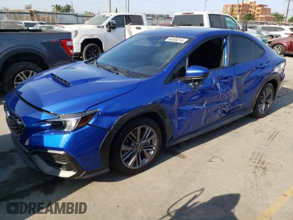 2022 Subaru WRX z VIN JF1VBAB66N8016175, wystawiony jako Copart lot #83240514 z przebiegiem 20 485 mil mil oraz Szkody całkowita. Historia ofert i sprzedaży dostępna na DreamBid. Obrazek 1.