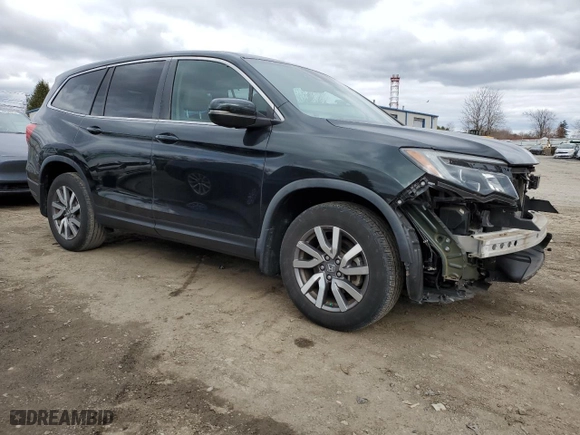 2019 Honda Pilot EX-L with VIN 5FNYF6H55KB018938, listed as a Copart auction lot 49288815 with 55,476 mi miles and Salvage Title. Bid and sale history available at carsss.com. Image 4.