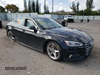 2018 Audi A5 Sportback Premium Plus with VIN WAUENCF58JA030061, listed as a Copart auction lot 46198094 with 130,852 mi miles. Bid and sale history available at carsss.com. Image 4.