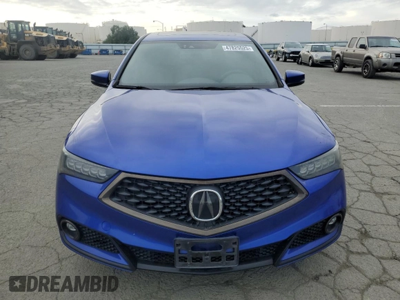 2020 Acura TLX w/A-Spec Pkg with VIN 19UUB1F60LA011402, listed as a Copart auction lot 47825525 with 96,416 mi miles and Salvage Title. Bid and sale history available at carsss.com. Image 5.