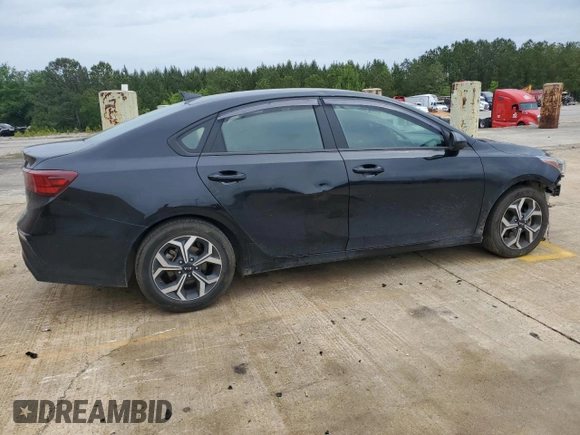 2021 Kia Forte LXS with VIN 3KPF24AD8ME401838, listed as a Copart auction lot 55129195 with 123,247 mi miles and Salvage title. Bid and sale history available at DreamBid. Image 3.