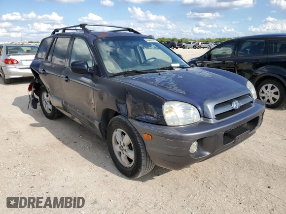 2005 Hyundai Santa Fe GLS with VIN KM8SC13D05U926608, listed as a Copart auction lot 69469634 with 180,851 mi miles and Salvage Title. Bid and sale history available at carsss.com. Image 1.