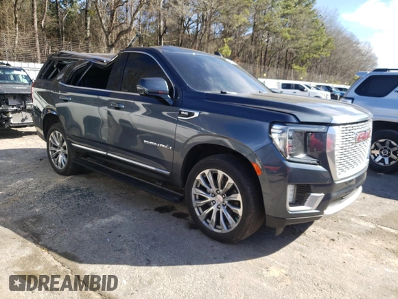 2021 GMC Yukon Denali with VIN 1GKS2DKL2MR289423, listed as a Copart auction lot 45942065 with 85,875 mi miles and Salvage Title. Bid and sale history available at carsss.com. Image 4.