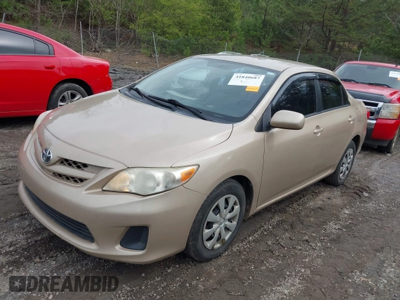 2011 Toyota Corolla L with VIN JTDBU4EE7B9127447, listed as a IAAI auction lot 41840687 with 183,783 mi miles. Bid and sale history available at carsss.com. Image 2.