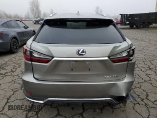 2021 Lexus RX with VIN 2T2HGMDA9MC057149, listed as a Copart auction lot 84007814 with 42,025 mi miles and Salvage Title. Bid and sale history available at carsss.com. Image 6.