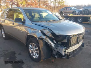 2023 Chevrolet Traverse LS with VIN 1GNEVFKW9PJ121827, listed as a IAAI auction lot 41117831 with 20,944 mi miles. Bid and sale history available at carsss.com. Image 1.