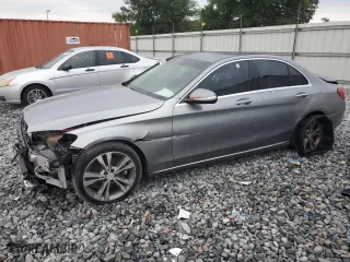 2015 Mercedes-Benz C-Class C 300 with VIN 55SWF4JBXFU087950, listed as a Copart auction lot 52254375 with 102,622 mi miles and Salvage Title. Bid and sale history available at carsss.com. Image 1.