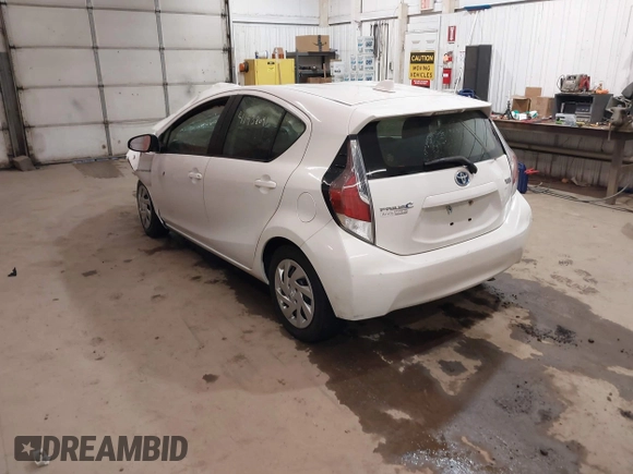 2015 Toyota Prius One with VIN JTDKDTB33F1584015, listed as a IAAI auction lot 41938091 with Not Provided miles and . Bid and sale history available at carsss.com. Image 3.