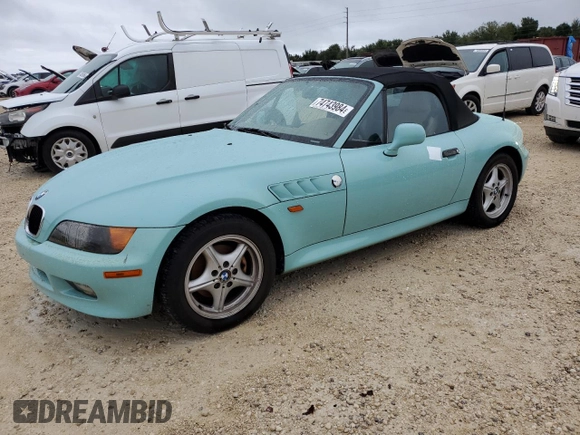 1998 BMW 3 Series 1.9L with VIN 4USCH7320WLD16014, listed as a Copart auction lot 74743984 with 0 mi miles and Salvage Title. Bid and sale history available at carsss.com. Image 1.