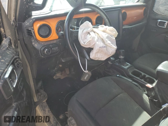 2020 Jeep Gladiator Sport S z VIN 1C6HJTAG0LL168969, wystawiony jako Copart lot #44028815 z przebiegiem 67 810 mil mil oraz Szkoda całkowita • Salvage title. Historia ofert i sprzedaży dostępna na DreamBid. Obrazek 8.