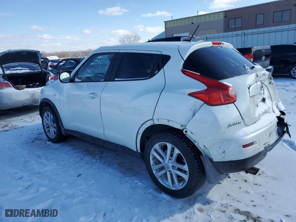 2013 Nissan Juke NISMO with VIN JN8AF5MV8DT217584, listed as a Copart auction lot 45766725 with 152,230 mi miles and Salvage Title. Bid and sale history available at carsss.com. Image 2.