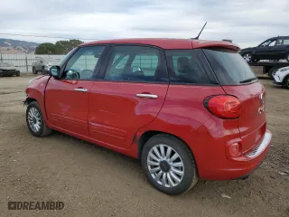 2014 FIAT 500L Easy with VIN ZFBCFABH4EZ003459, listed as a Copart auction lot 75662834 with 106,818 mi miles and Salvage Title. Bid and sale history available at carsss.com. Image 2.