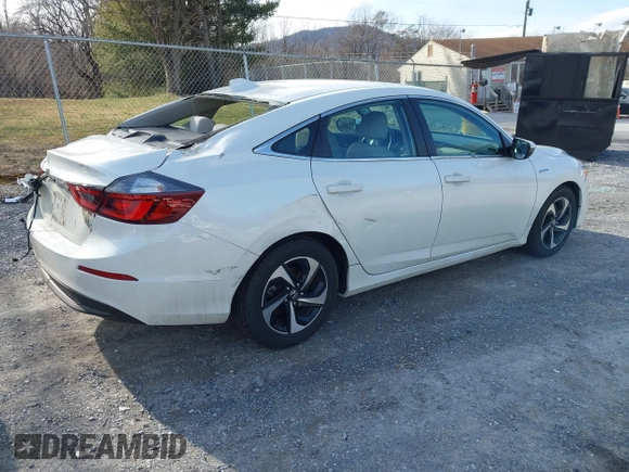 2022 Honda Insight EX with VIN 19XZE4F51NE007167, listed as a IAAI auction lot 41606558 with 73,397 mi miles. Bid and sale history available at carsss.com. Image 4.