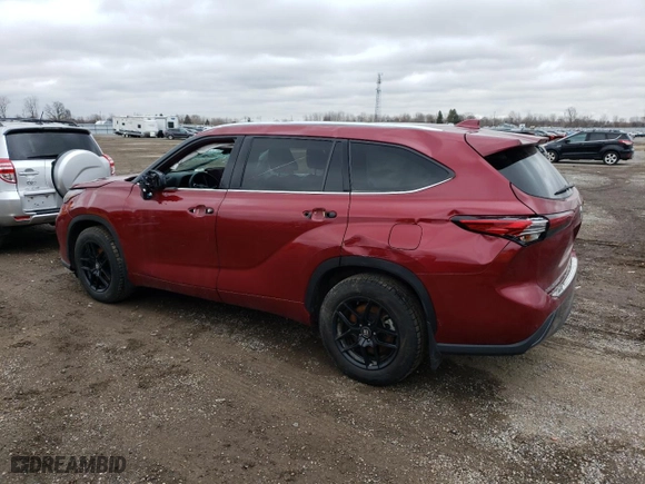 2023 Toyota Highlander L with VIN 5TDKDRBH3PS006015, listed as a Copart auction lot 50330075 with 224,649 mi miles and Salvage Title. Bid and sale history available at carsss.com. Image 2.