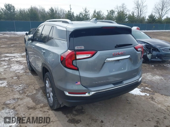 2024 GMC Terrain SLT with VIN 3GKALVEG1RL171374, listed as a IAAI auction lot 41567128 with 21,343 mi miles and . Bid and sale history available at DreamBid. Image 3.