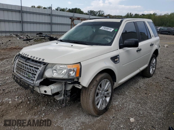 2009 Land Rover LR2 HSE with VIN SALFR24N39H116401, listed as a Copart auction lot 72959974 with 155,088 mi miles and Salvage title. Bid and sale history available at DreamBid. Image 1.