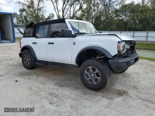 2023 Ford Bronco with VIN 1FMEE5BP1PLB15340, listed as a Copart auction lot 47647285 with 36,881 mi miles and Non Repairable. Bid and sale history available at carsss.com. Image 4.