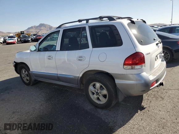 2005 Hyundai Santa Fe GLS z VIN KM8SC13E05U916508, wystawiony jako Copart lot #56714265 z przebiegiem 93 782 mil mil oraz Szkoda całkowita • Salvage title. Historia ofert i sprzedaży dostępna na DreamBid. Obrazek 2.