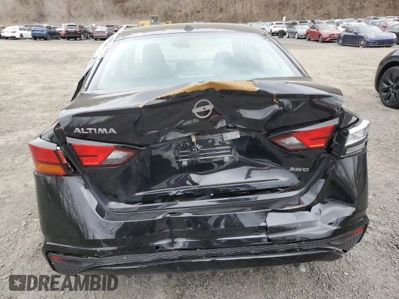 2025 Nissan Altima SV with VIN 1N4BL4DW6SN308033, listed as a Copart auction lot 52924055 with 1,989 mi miles and Salvage Title. Bid and sale history available at DreamBid. Image 6.