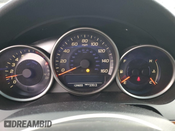 2006 Acura RL with VIN JH4KB16526C000258, listed as a Copart auction lot 50837075 with 129,833 mi miles and Salvage Title. Bid and sale history available at DreamBid. Image 9.