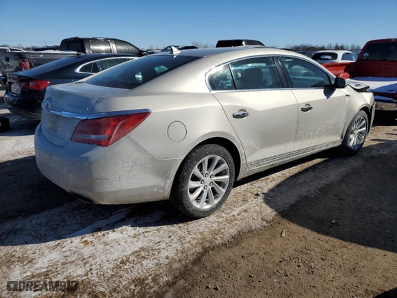 2014 Buick LaCrosse Leather with VIN 1G4GB5G37EF100733, listed as a Copart auction lot 45997955 with 129,532 mi miles and Salvage Title. Bid and sale history available at carsss.com. Image 3.