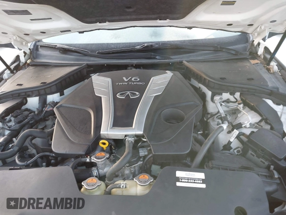 2017 Infiniti Q50 3.0t Premium with VIN JN1EV7AR1HM840809, listed as a IAAI auction lot 40866899 with 106,716 mi miles. Bid and sale history available at carsss.com. Image 10.