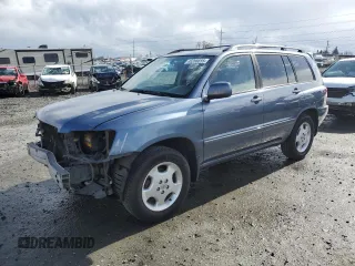 2005 Toyota Highlander with VIN JTEEP21A050094081, listed as a Copart auction lot 46268655 with 207,838 mi miles and Salvage Title. Bid and sale history available at DreamBid. Image 1.