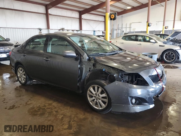 2009 Toyota Corolla with VIN 2T1BU40E69C107797, listed as a Copart auction lot 53788945 with 222,862 mi miles and Salvage Title. Bid and sale history available at carsss.com. Image 4.