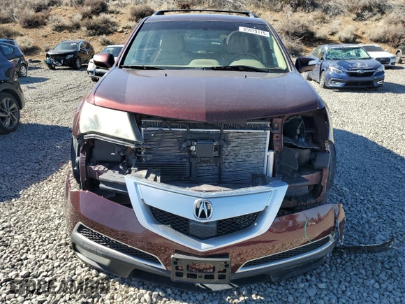 2013 Acura MDX Advance Pkg with VIN 2HNYD2H69DH502903, listed as a Copart auction lot 45979175 with 141,965 mi miles and Salvage Title. Bid and sale history available at carsss.com. Image 5.