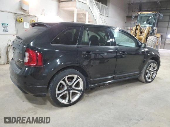 2012 Ford Edge Sport with VIN 2FMDK4AKXCBA59932, listed as a Copart auction lot 44307505 with 258,446 mi miles and Salvage Title. Bid and sale history available at carsss.com. Image 3.