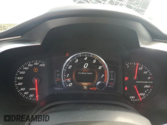 2014 Chevrolet Corvette 3LT z VIN 1G1YE2D78E5108683, wystawiony jako Copart lot #54924785 z przebiegiem 79 948 mil mil oraz Szkoda całkowita • Salvage title. Historia ofert i sprzedaży dostępna na DreamBid. Obrazek 13.